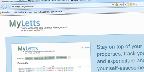 MyLetts.com - Online Accounts and Lettings Management for Private Landlords
